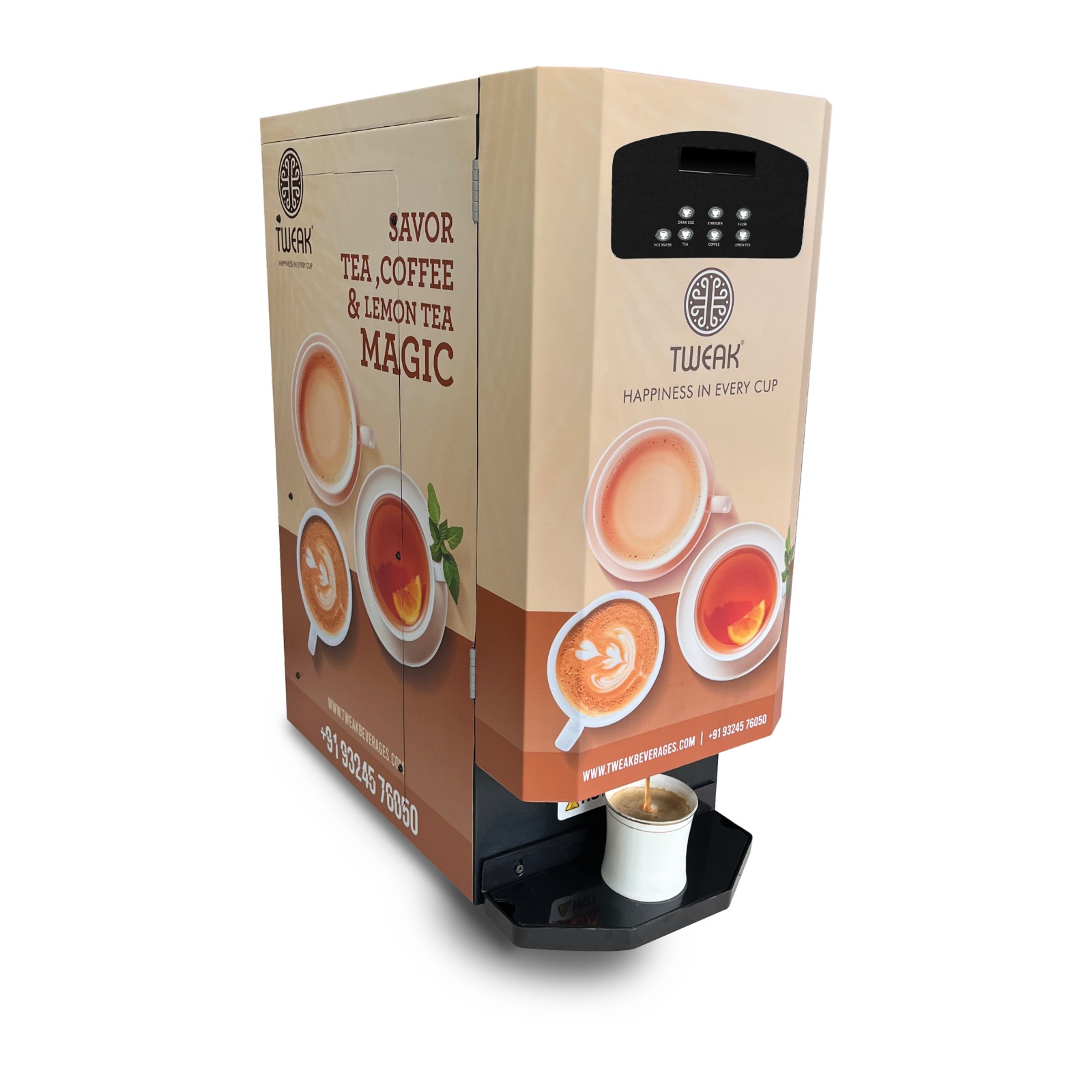 Tweak three-option vending machine