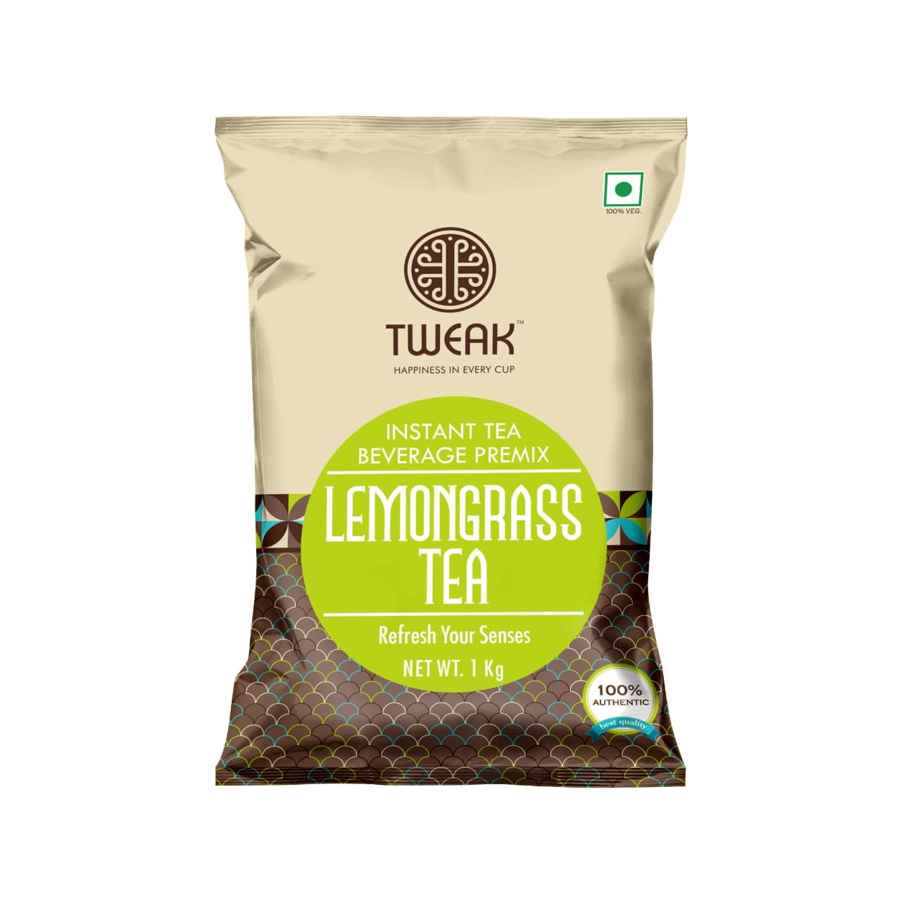 Tweak instant Lemongrass tea premix-1 kg pack