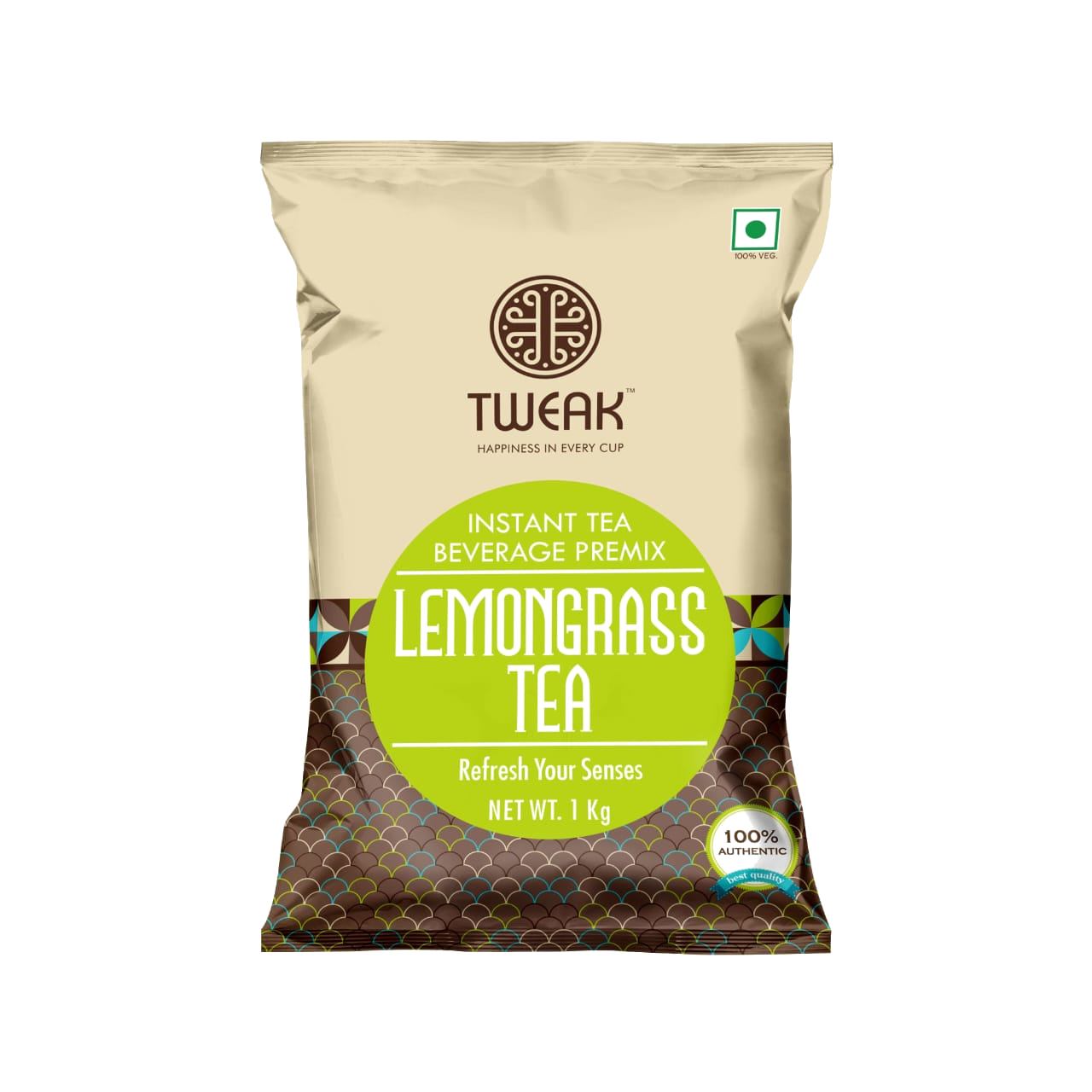 Tweak instant Lemongrass tea premix-1 kg pack
