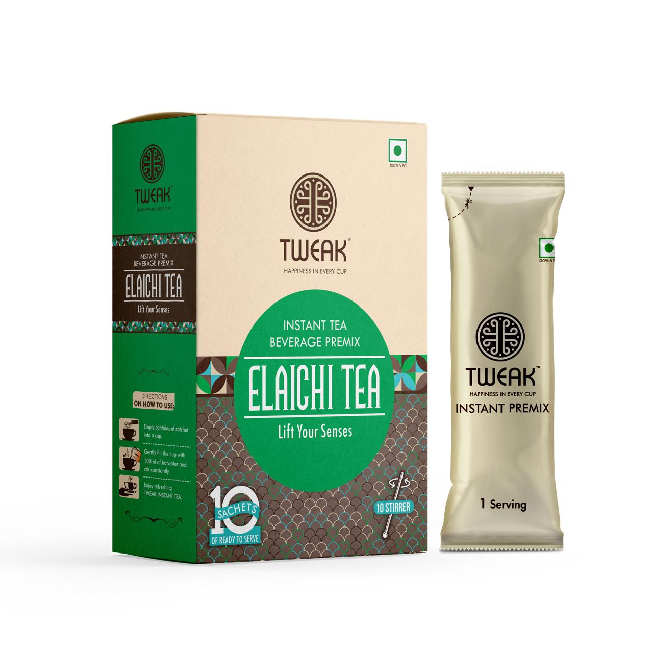 Tweak instant elaichi tea premix- 10 sachet 