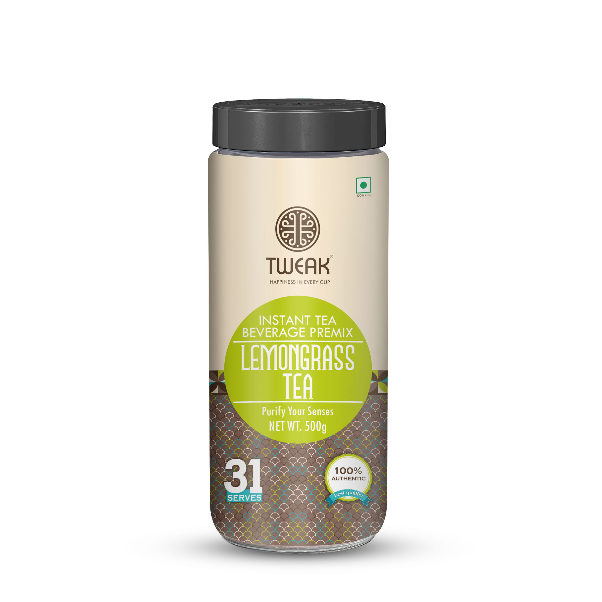Tweak instant lemongrass tea premix- 500 GM