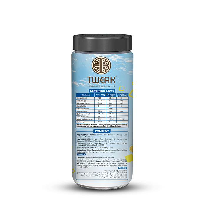 Tweak instant lemon ice tea premix- 500 GM
