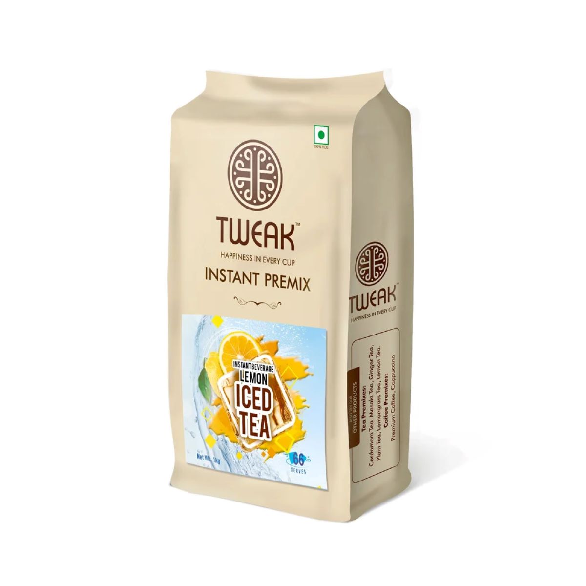 Tweak instant iced tea premix- 1 kg pack