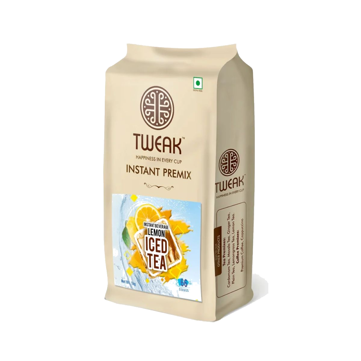 Tweak instant iced tea premix- 1 kg pack