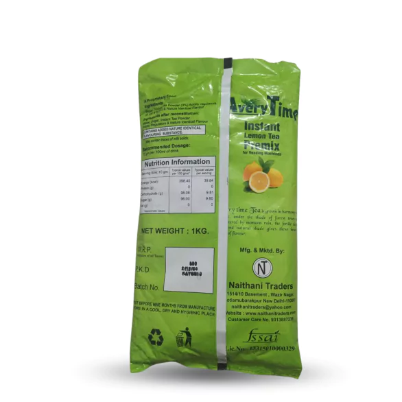 AveryTime Instant Lemon Tea Premix – 1 kg Pack